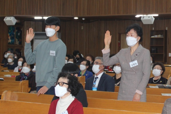 학습,입교,세례식 - 부산 양정 넘치는교회