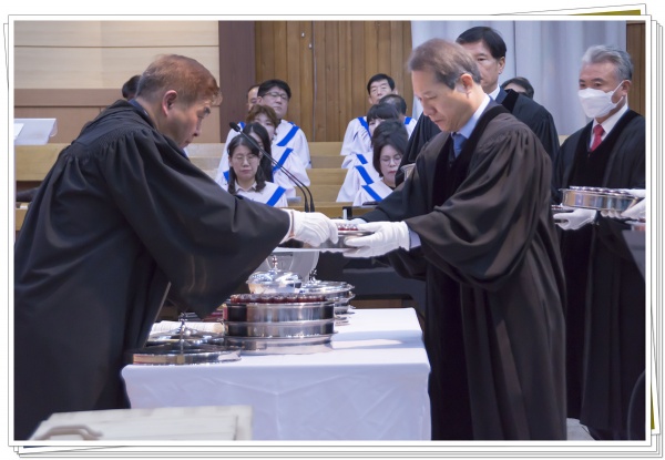 성찬식 - 부산 양정 넘치는교회