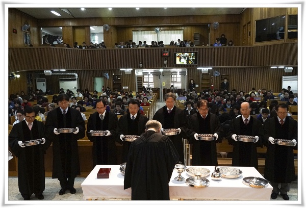 성찬식 - 부산 양정 넘치는교회