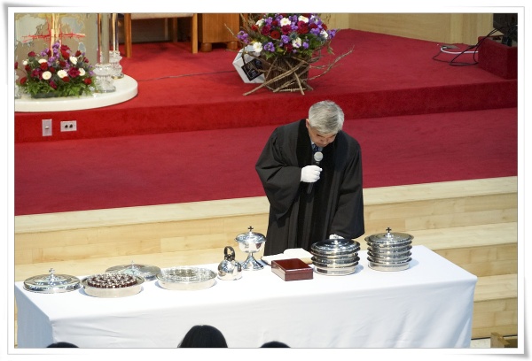 성찬식 - 부산 양정 넘치는교회